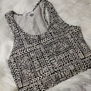 Aztec crop top